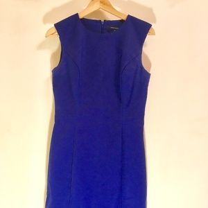 French Connection Vibrant Royal Blue Sheath Dress